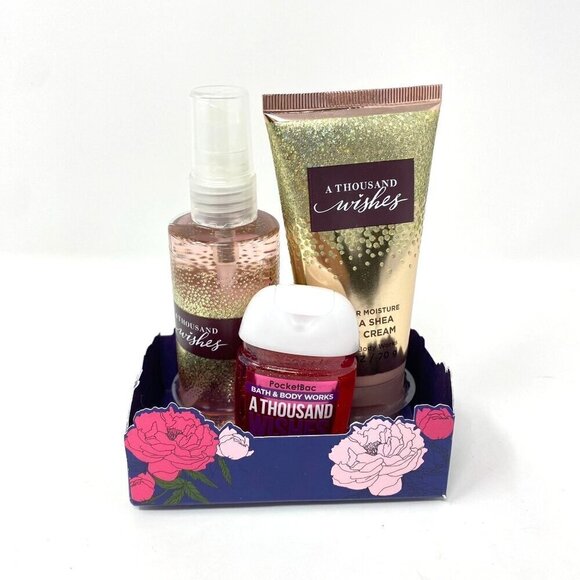 Bath & Body Works A Thousand Wishes Travel Size 3 Piece Gift Set - Picture 2 of 8